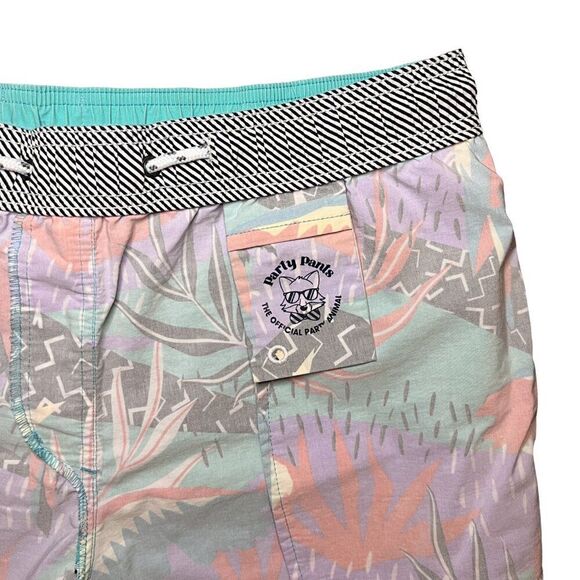 Mens PartyPant Unlined Swim Trunks - Size Large - Picture 11 of 12